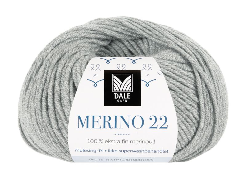 2003 Merino 22 Lys grå melert